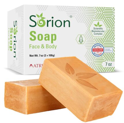 Sorion Soap for Face and Body - Bar Soap to Smooth and Comfort Dry, Itchy, Flaky Skin