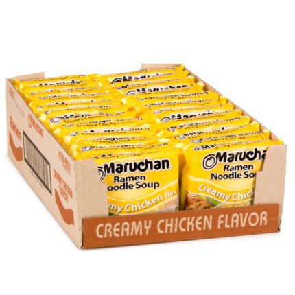 Maruchan Ramen Creamy Chicken, Instant Ramen Noodles