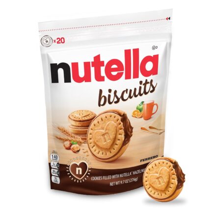 Nutella Biscuits Cookies Filled with Nutella Hazelnut Spread