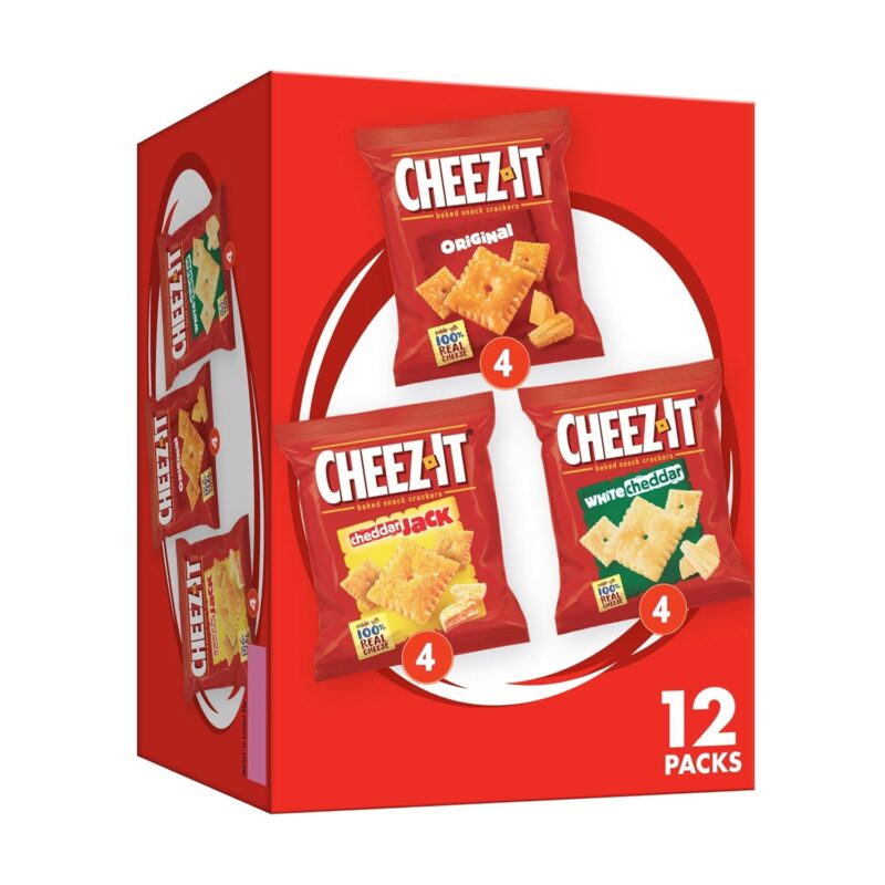 heez-It Cheese Crackers, Baked Snack Crackers, Lunch Snacks