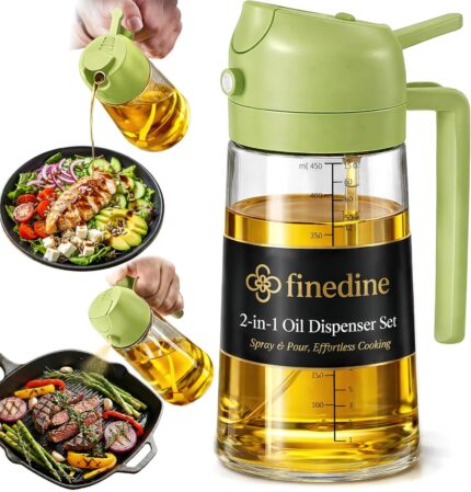 FineDine 16oz Olive Oil Sprayer for Cooking