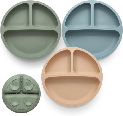 Toddler Plates 3 Pack