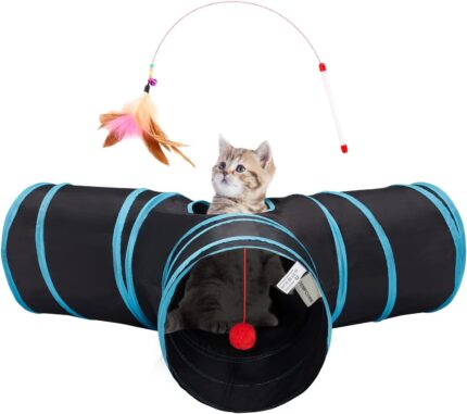 Tempcore Pet Cat Tunnel Tube Cat Toys 3 Way